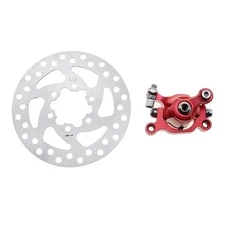  RED Brake Caliper+120mm Disc Rotor Brake Front Rear for MBX10 MBX11 Moto Rear 