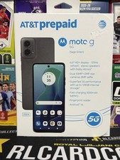 AT T MOTO G 5G SAGE GREEN PREPAID SMARTPHONE 6.6" HD Display 128GB 2024 -NEW