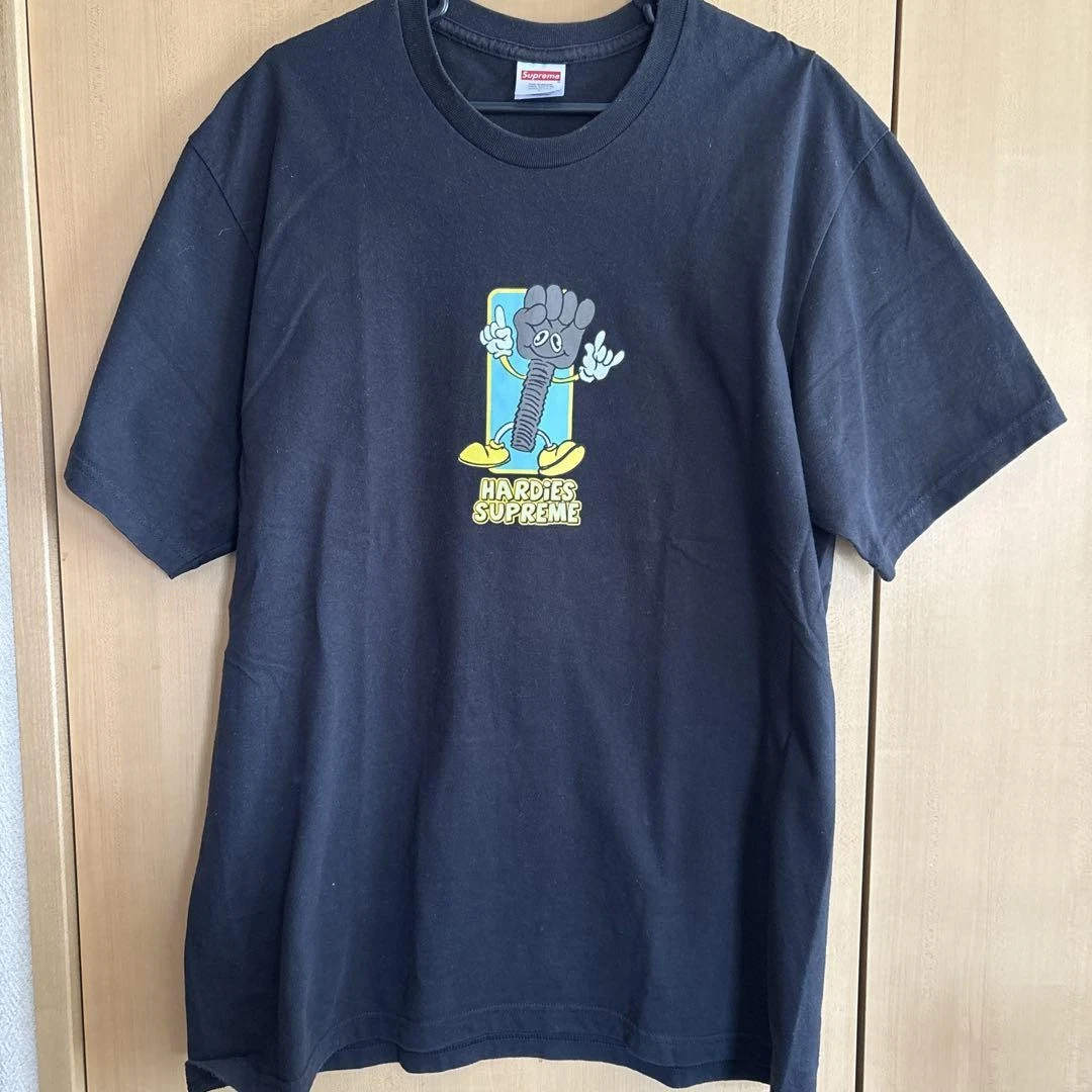 T shirt graphique homme Supreme L noir iconique streetwear rare occasion limitée