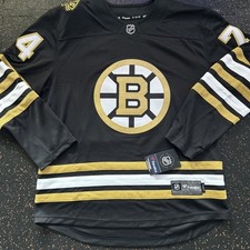 Boston Bruins Mens Jersey Authentic Fanatics Breakaway Medium 1924 NWT $205 #74