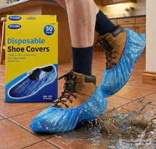 Disposable Shoe Covers 30 Pack Waterproof Non Slip Protective Covers F18