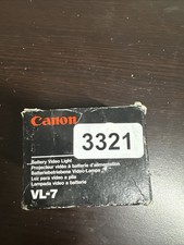 Canon Battery Video Light VL-7 Made in Japan  U67J