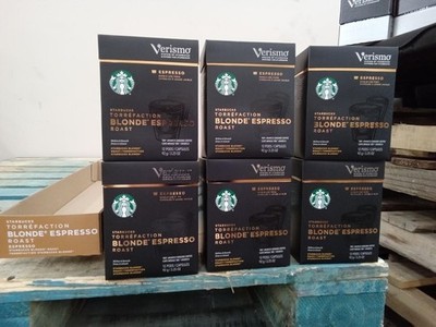 Starbucks Verismo Blonde Espresso Pods   DISCONTINUED 2O19   144 Pods - Bulk Box