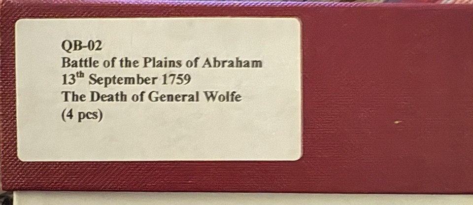 Figurine John Jenkins – QB-01 Plains Of Abraham 1759 – Général James Wolfe