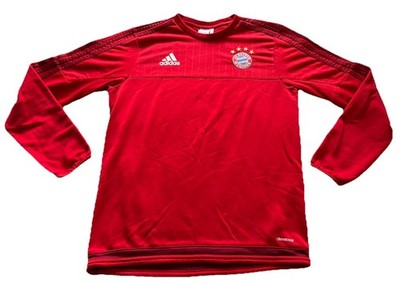 Adidas FC Bayern München Trainingssweatshirt Herren Medium Rot Drei Streifen Top ''