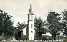 Smallest Church In The World Festina Near Calmar, Iowa Vintage RPPC Postcard