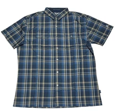 Kuhl Response Men's Eluxur Short Sleeve Shirt Reflecting Lake 7153 - Medium