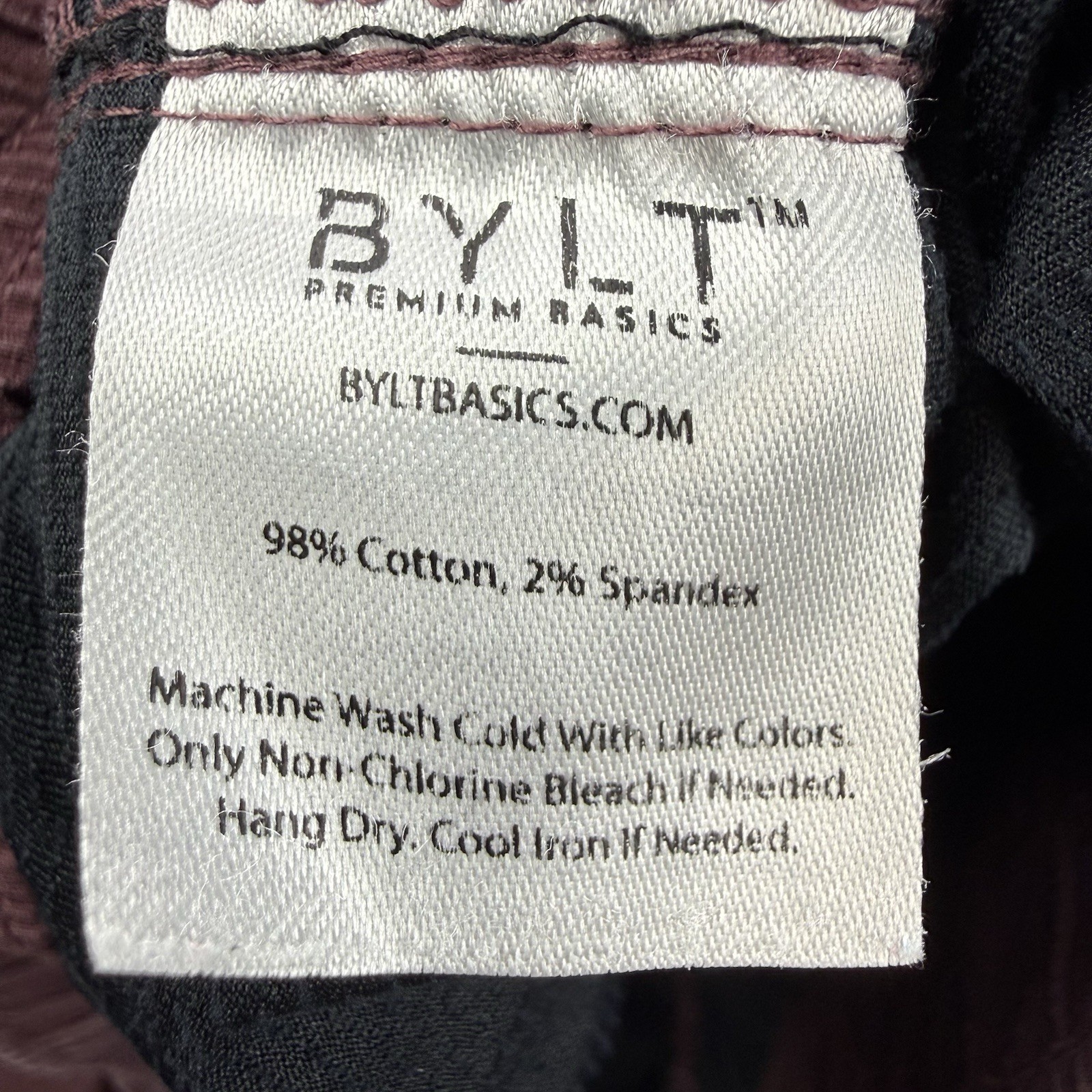 BYLT Weekender Red Maroon Drawstring Elastic Carg… - image 8