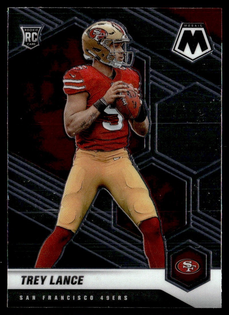 2021 Panini Mosaic Trey Lance Rookie San Francisco 49ers #303