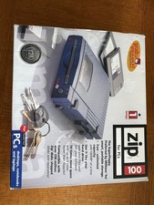 IOmega 100 Zip Drive With Box and Manual - Tested Working w/ power and parallel