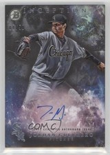 2016 Bowman Inception Prospect Auto Green 8/50 Jordan Guerrero #PA-JGO Auto 0sb