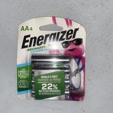 Energizer Recharge Power Plus AA Rechargeable Batteries 2300mAh - 4 Battery Pack