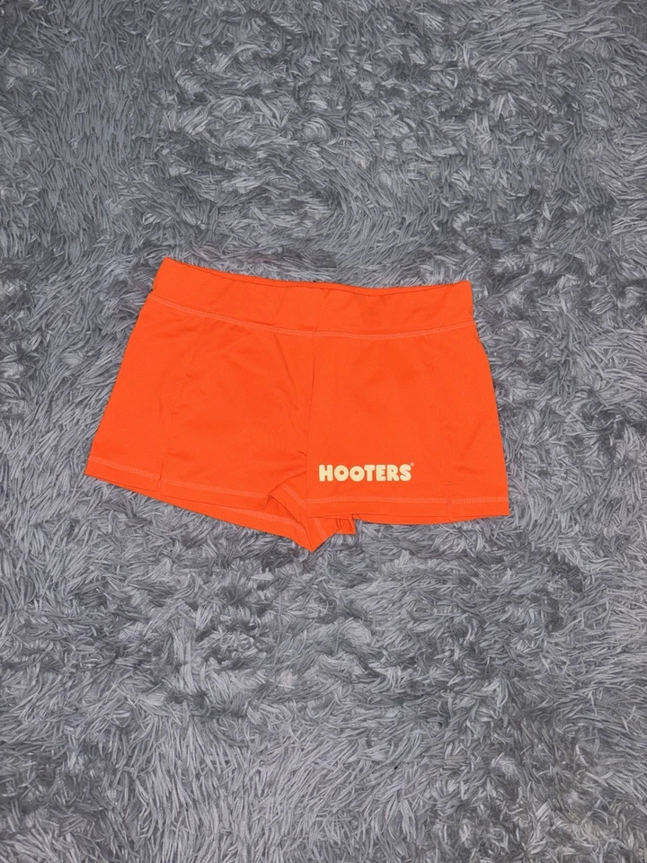 HOOTERS NIÑA UNIFORME NARANJA SHORTS - TALLA PEQUEÑA Foto 2 de 4