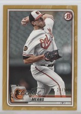 2020 Bowman Gold 28/50 John Means #34 s3g