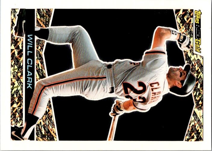 1993 Topps #2 Will Clark Black Gold