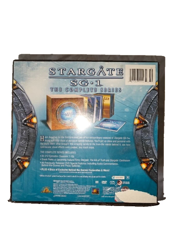 Stargate SG-1 - The Complete Series Collection (DVD, 2007, 54-Disc Set, Metal... - Image 4 of 4