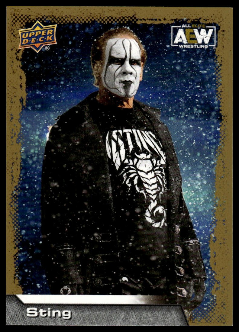 2022 Upper Deck AEW Sting #76 Gold