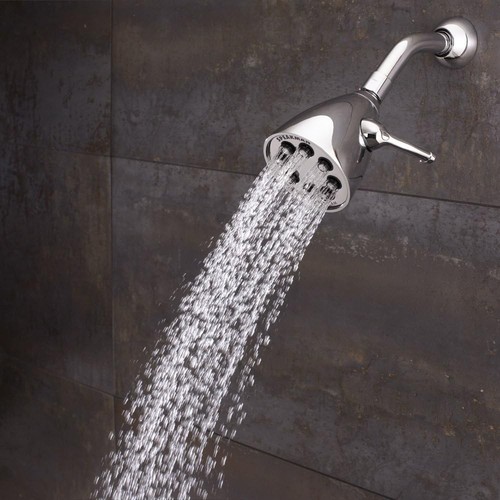 Cabezal de ducha de latón ajustable - 2,5 GPM de alta presión para una experiencia similar a un spa - Imagen 11 de 15