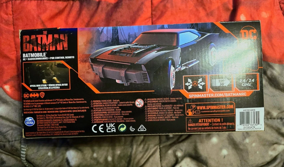 The Batman Batmobile RC car brand new movie vehicle NIB Toy Collectible - Image 3 of 3