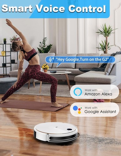 Robot aspirador y fregona Thamtu combo navegación inteligente succión fuerte - Imagen 4 de 7