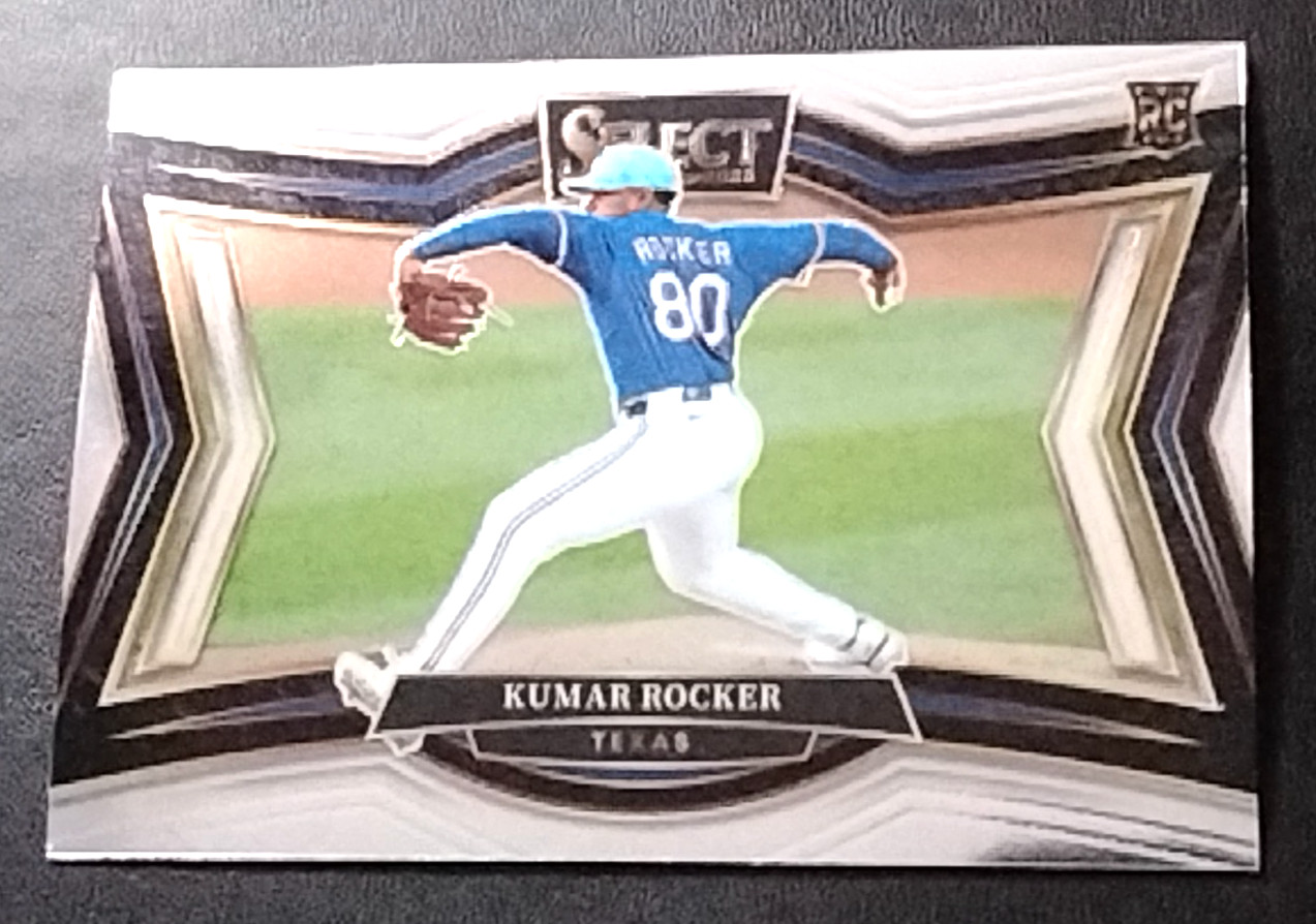 2025 Panini Select #258 Kumar Rocker Rookie Diamond Level Texas Rangers.     G68