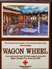 Commemorative Plaque Wagon Wheel Basin Complex Fire 2008 American Red Cross CV — photo 1