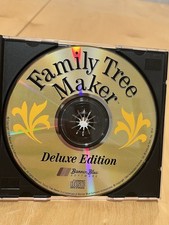 Family Tree Maker Deluxe Edition PC CD-ROM, 1994 Banner Blue Software