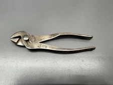 (L) VINTAGE CRAFTSMAN 6” PARROT HEAD PLIERS DIAMOND HANDLES - VGC - USA