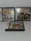 Nintendo DS. Petz Dogz 2, Horzes and Catz. Lot of 3 Games Tested Working