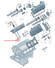 AUDI A6 Allroad 4G Engine Exhaust Valve 059109611AN NEW GENUINE