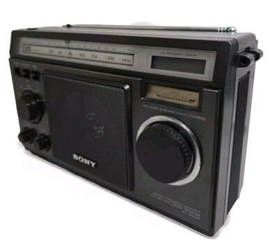 Sony ICF-6500W FM Shortwave SW MW 5-Band Radio Receiver