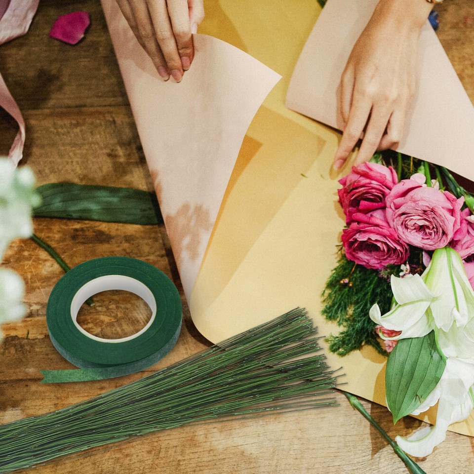 150 Pcs Floral Stems Floral Wire Artificial Flower Stems Faux Flower Stems For eBay