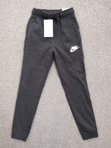 Nike Boys S Black Cotton Sweats Sweatpants DC0853-010