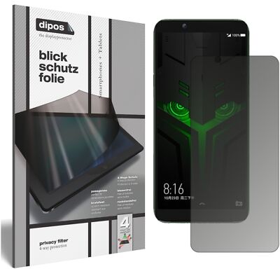 Schutzfolie für Xiaomi Black Shark Helo Blickschutzfolie matt Display Schutz