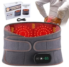 Massage Belt Electric Infrared Heated with Back Support Waist Vibration Massager