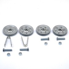 Garage Door 3 Inch Sheaves Stud Clevis Pulleys Hardware Set