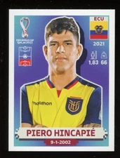 2022 Fifa World Cup Panini Sticker Qatar PIERO HINCAPIE Ecuador ECU8