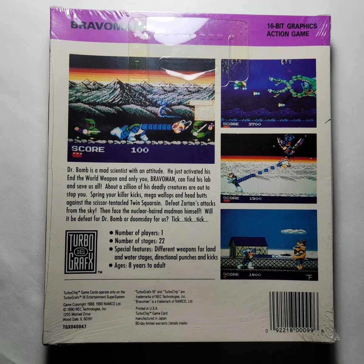 Bravoman turbografx sale