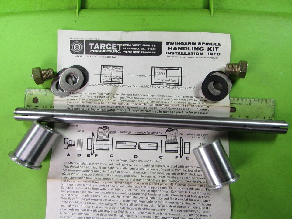 Kit de eje de brazo oscilante Suzuki GS 1100 E G K 1980-1984 motores objetivo p/n MSKS-4 NOS Foto 4 de 4