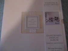 NEW HALLMARK WEDDING & ANNIVERSARY 11"X12" STORYBOARD DISPLAY ALBUM