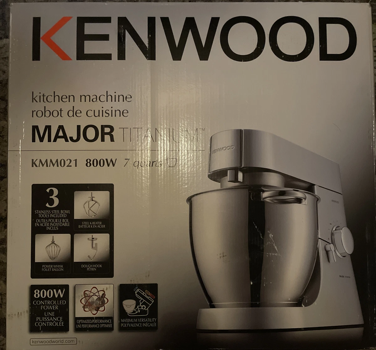 7-Qt. Stand Mixer, 8-Preset Settings by Kenwood Chef