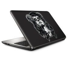 Laptop Skin Wrap Universal for 13 inch - Sugar Skull Girl dia de los meurtos