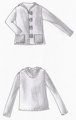 M 44//46 Schnittmuster Lagenlook Pulli Versaille II