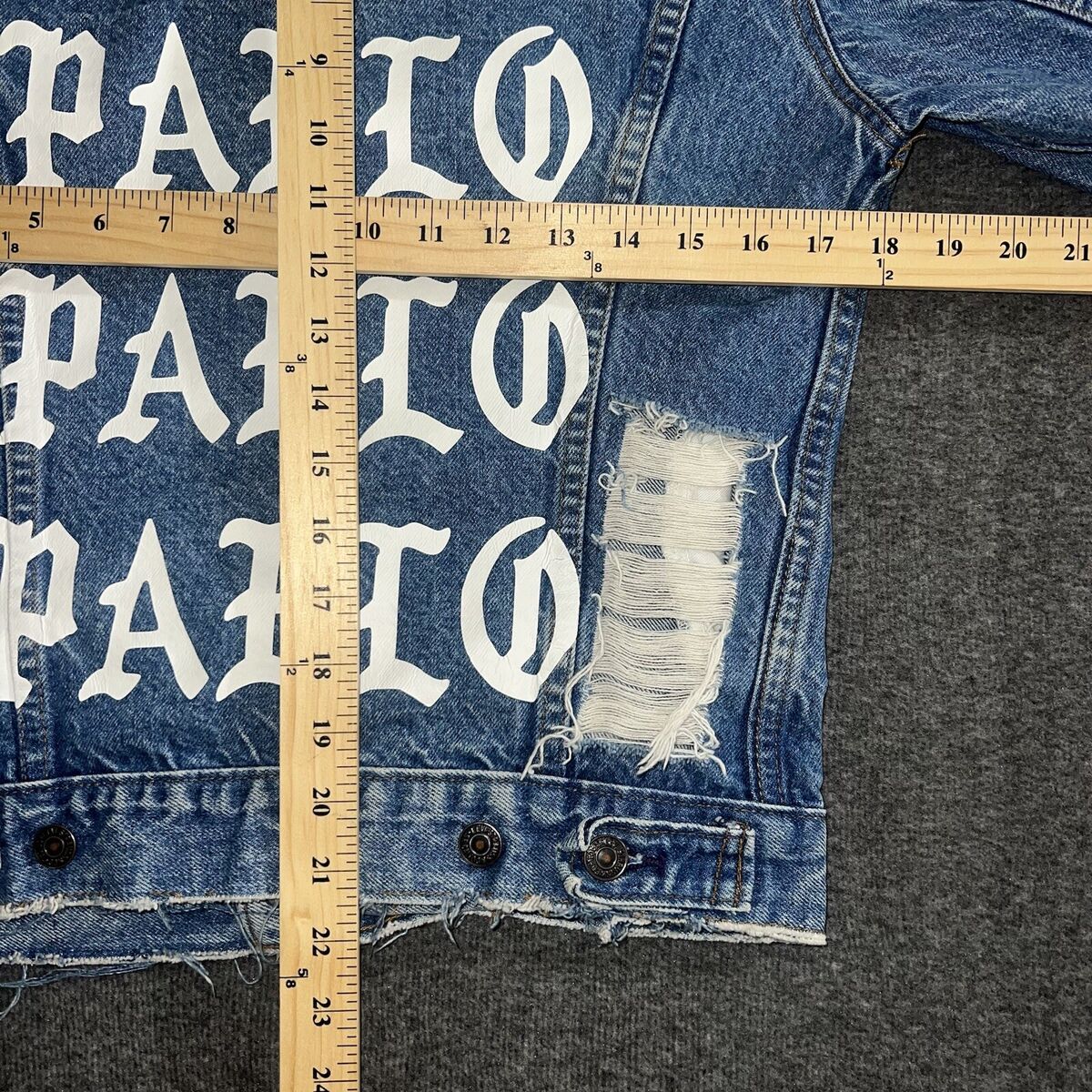 Kanye West PABLO Levis Jacket TLOP Tour Merch Size 36R