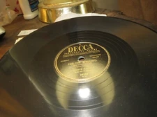 78RPM Decca Eddie Habat Ork - Money! Money! Polka V wear / For The Wedding, V+ 