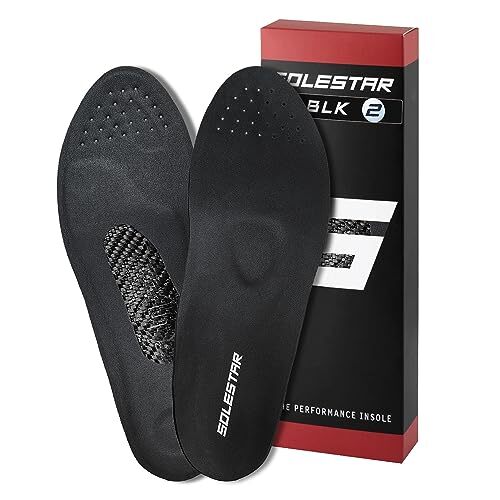 New SOLESTAR Solestar Cycling Insole BLK II Black Size 41 Width