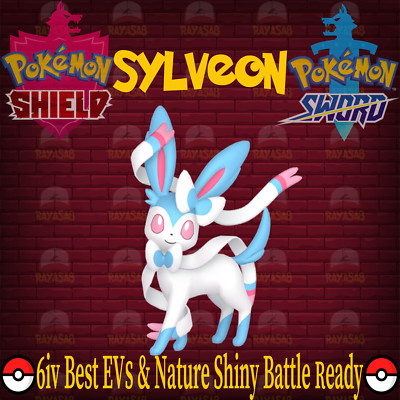 Pokemon Sword & Shield Sylveon 6IV Best EVs, Nature Ultra  Shiny  Battle Ready