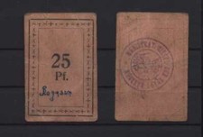 [14254c] - NOTGELD ROGASEN (dziś: Rogozno), miasto, 25 Pf, o. D. (1914). Dießner