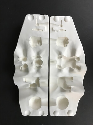 Ceramic Mold Alberta's #1390 Snow Babies Making Snowman + Accessories Slipcast 