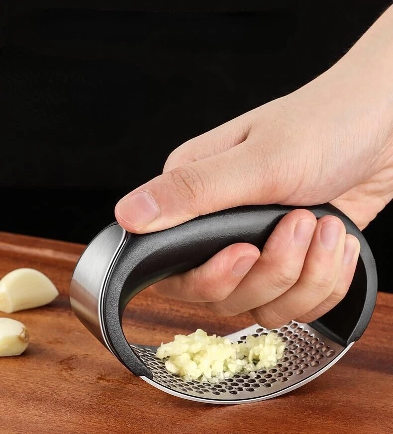 Garlic Crusher & Mincer Manual Versatile Kitchen Gadget Stainless Steel
Opens in a new window or tab